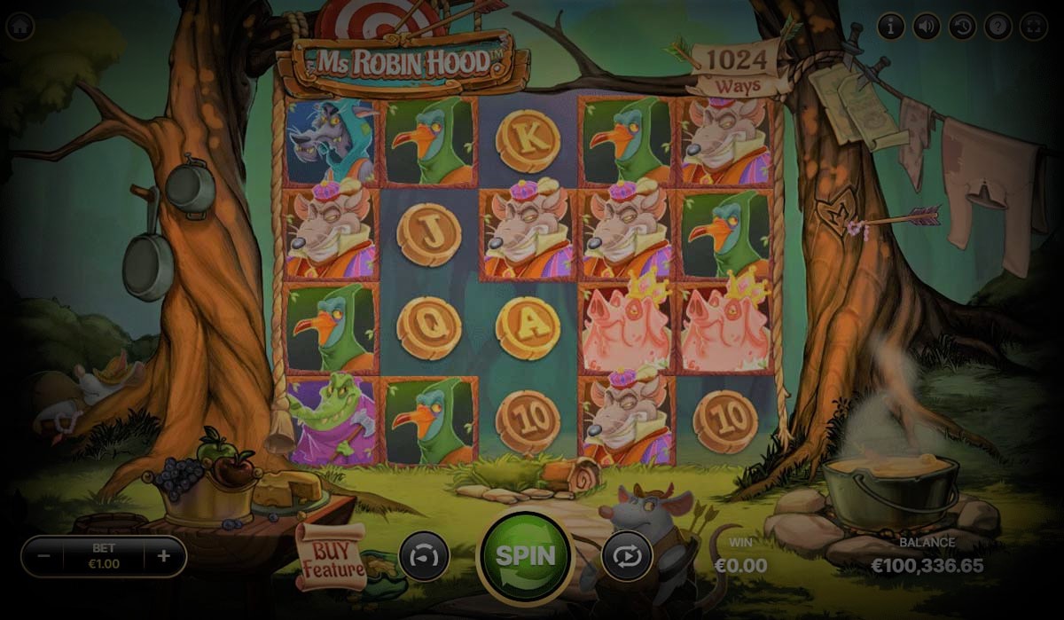 Ms Robin Hood slot machine game